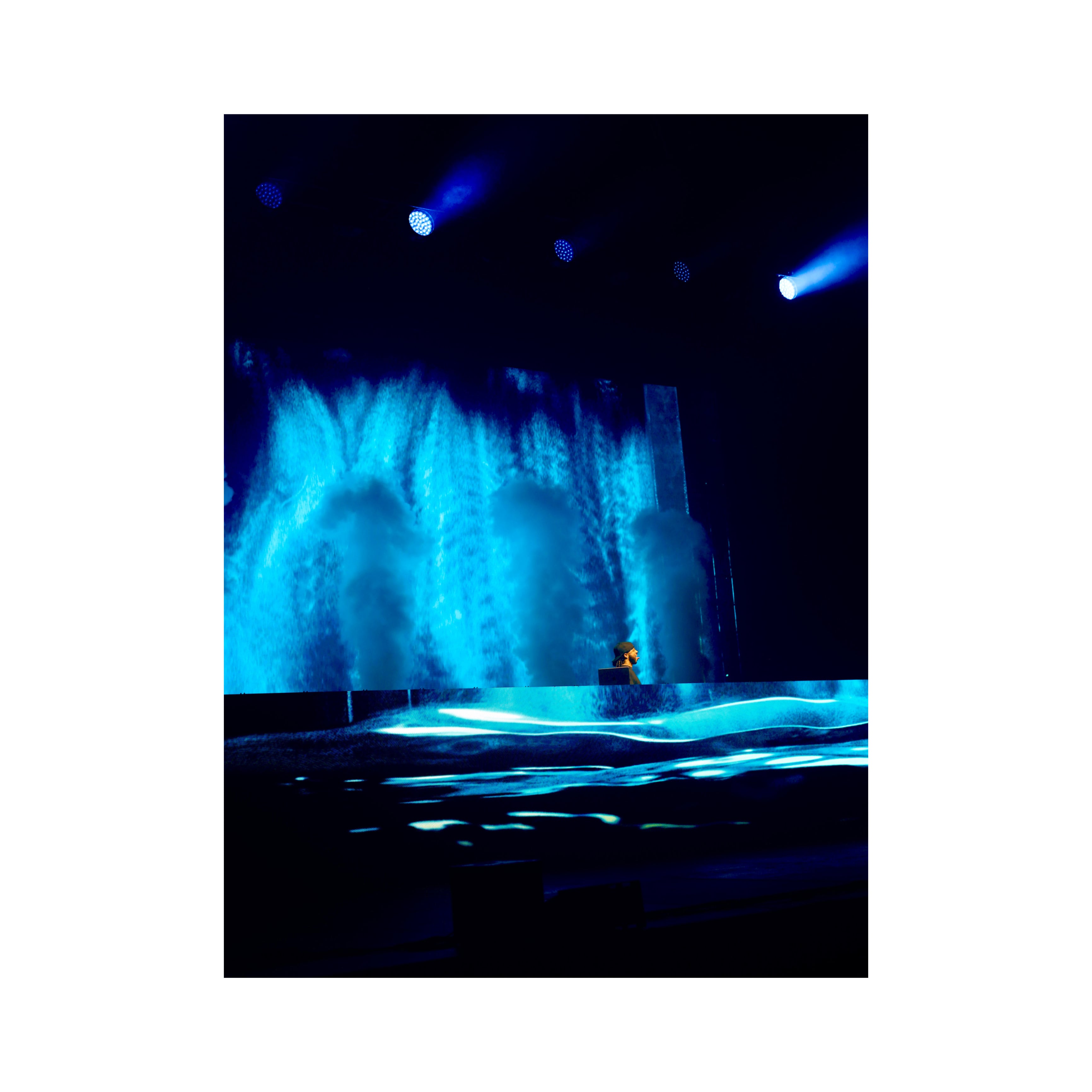 Stage lighting at a live event